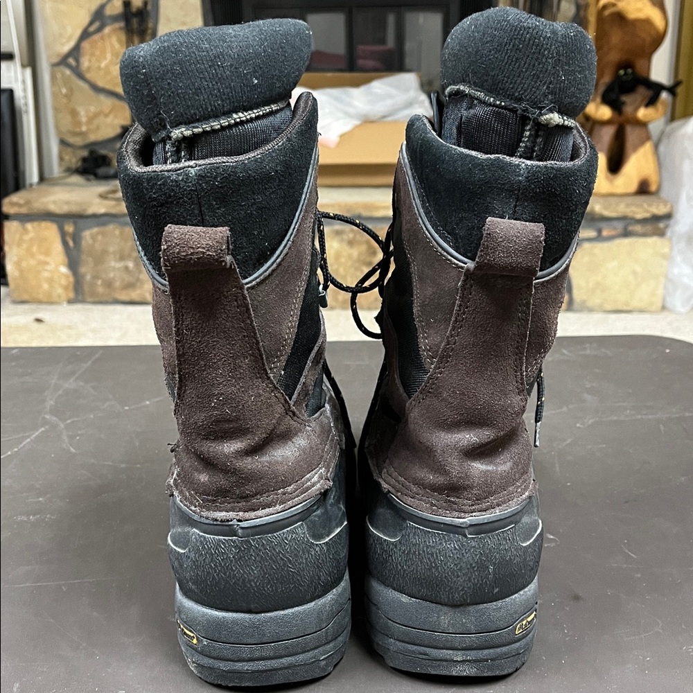 LaCrosse winter insulated Black and Brown iceman Boots 12 - Picture 4 of 9